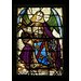 Panel - Arms of Isabella of Bourbon with angel supporter