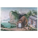 Chopping wood and stocking the kiln (Painting)