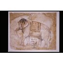 A Mughal prince riding the elephant Mahabir Deb (Painting)