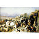 The Drover's Departure: A Scene in the Grampians (Oil painting)