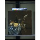 Still life with silver tankard (Oil painting)