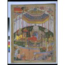 An Ayyar murders Qubad in his sleep (Painting)