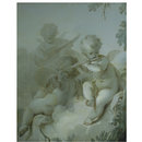 Oil painting - Three Cupids Playing Instruments Oil painting - Three Cupids Playing Instruments