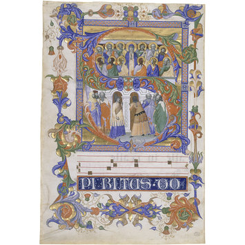 Manuscript - Leaf from a gradual with an initial S