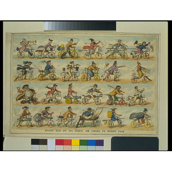 Print - Every Man on His Perch or Going to Hobby Fair Print - Every Man on His Perch or Going to Hobby Fair