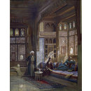 Watercolour - A room in the house of Shayk Sadat, Cairo; Kaah in the Harem of Sheykh Sadat, Cairo Watercolour - A room in the house of Shayk Sadat, Cairo; Kaah in the Harem of Sheykh Sadat, Cairo