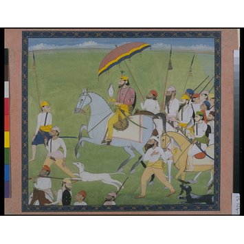 Painting - Raja Dhian Singh Hawking Painting - Raja Dhian Singh Hawking