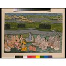 The sage Sukhdev addressing King Parikshit (Painting)