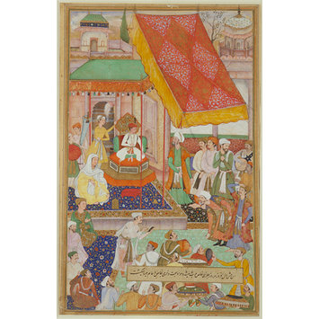 Painting - Royal Musicians Perform at the Marriage of Maham Anaga's son