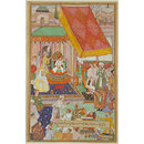 Royal Musicians Perform at the Marriage of Maham Anaga's son (Painting)