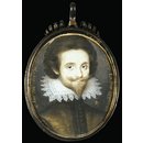 Miniature - Portrait of Sir Francis Nethersole, political secretary to Elizabeth of Bohemia