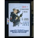 Gee!! I Wish I Were a Man. I'd Join The Navy (Poster)