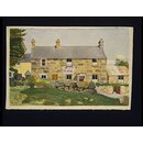 Swan Cottages, Ro-Wen, Conway Valley, Caernarvonshire; Recording Britain (Watercolour)