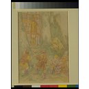 Leonidas with The Woodcutters (Watercolour)