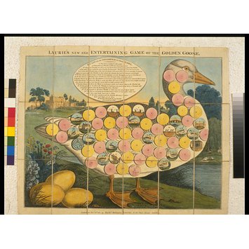 Board game - Laurie's New and Entertaining Game of the Golden Goose