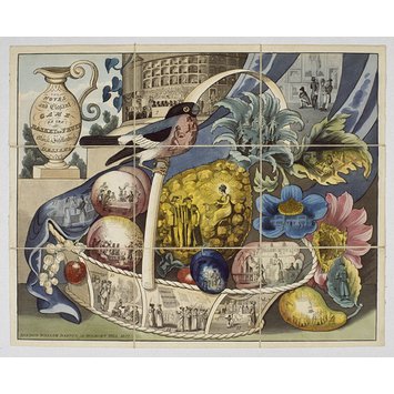 Board game - The Novel and Elegant Game of the Basket of Fruit or Moral and Intellectual Dessert