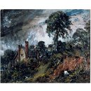 A Cottage among Trees, with a Sandbank (Oil painting)