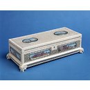 An oblong ivory casket. (Box) An oblong ivory casket. (Box)