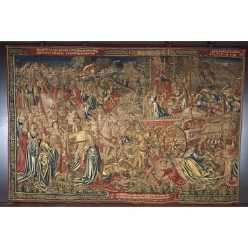 Tapestry - The Triumph of Death over Chastity