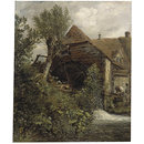 A Watermill at Gillingham, Dorset (Oil painting)