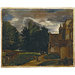 Oil painting - Porch of East Bergholt Church; East Bergholt Church and Churchyard