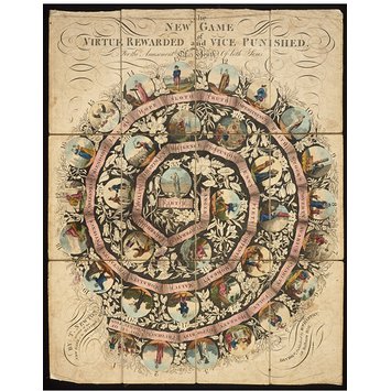 Board game - The New Game of Virtue Rewarded and Vice Punished