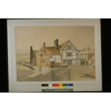 Watercolour - Anne of Cleves' House (North Elevation), Ditchling, Sussex; Recording Britain Watercolour - Anne of Cleves' House (North Elevation), Ditchling, Sussex; Recording Britain