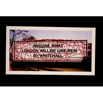 Poster - Imagine What London Will Be Like Run by Whitehall
