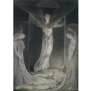 The Resurrection: The angel rolling away the stone from the sepulchre (Watercolour)