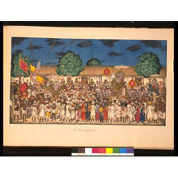 Painting - Shaivite procession at night