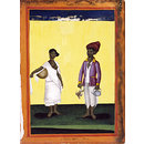 A cook and his wife (Painting)