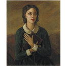 Dorothy Black as Emily Brontë in The Brontës by Alfred Sangster (Painting)