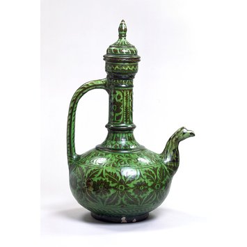 Ewer - ewer and lid; lid