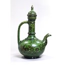 Ewer - ewer and lid; lid