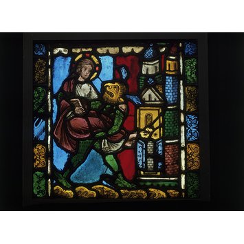 Panel - Second Temptation of Christ; Temptation in the Wilderness