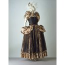 Renaissance Cloth of Gold Crinoline; Elizabethan (Ballgown)