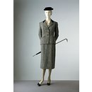 Skirt suit and scarf Skirt suit and scarf