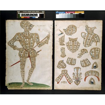 Armour design - The Almain Armourer's Album; The Jacob Album; 'Sir Cristofer Hattone' Armour design - The Almain Armourer's Album; The Jacob Album; 'Sir Cristofer Hattone'