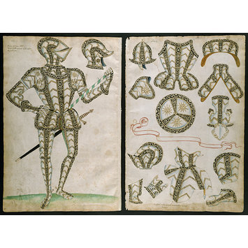 Armour design - The Almain Armourer's Album; The Jacob Album; 'Sir Henry Lee' Armour design - The Almain Armourer's Album; The Jacob Album; 'Sir Henry Lee'