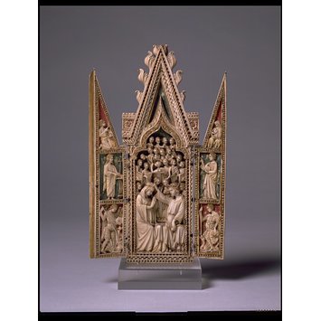 Triptych - The Coronation of the Virgin