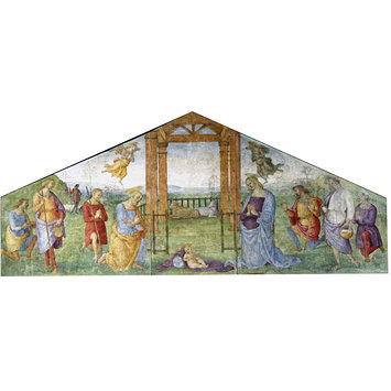 Fresco - The Nativity: The Virgin, St Joseph and the Shepherds Adoring the Infant Christ Fresco - The Nativity: The Virgin, St Joseph and the Shepherds Adoring the Infant Christ