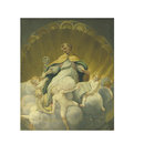 St Hilary of Poitiers surrounded by angels, after Correggio's fresco in the cupola of Parma Cathedral (Tempera painting) St Hilary of Poitiers surrounded by angels, after Correggio's fresco in the cupola of Parma Cathedral (Tempera painting)