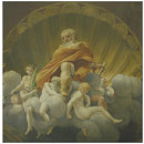Joseph surrounded by angels, after Correggio's fresco in the cupola of Parma Cathedral (Tempera painting) Joseph surrounded by angels, after Correggio's fresco in the cupola of Parma Cathedral (Tempera painting)