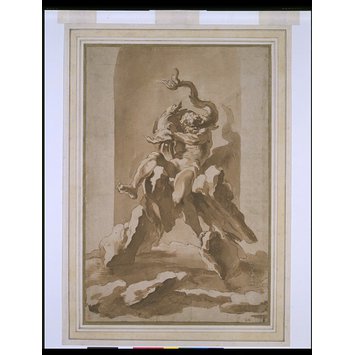 Drawing - A design for a fountain
