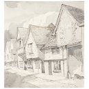 The Old Sun Inn, Saffron Walden; Recording Britain Collection (Watercolour)