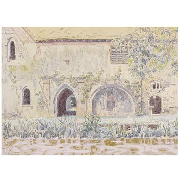 Watercolour - The Abbey, Little Coggeshall; Recording Britain Collection