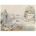 Watercolour - Red House Farm, Sproughton, near Ipswich; Recording Britain