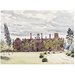 Watercolour - Seckford Hall, Bealings Magna (The Front); Recording Britain