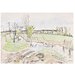 Watercolour - River Brain, Witham; Recording Britain Collection