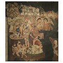 Copy of painting inside the caves of Ajanta (Cave 2); Copy of painting in the caves of Ajanta (Oil painting)